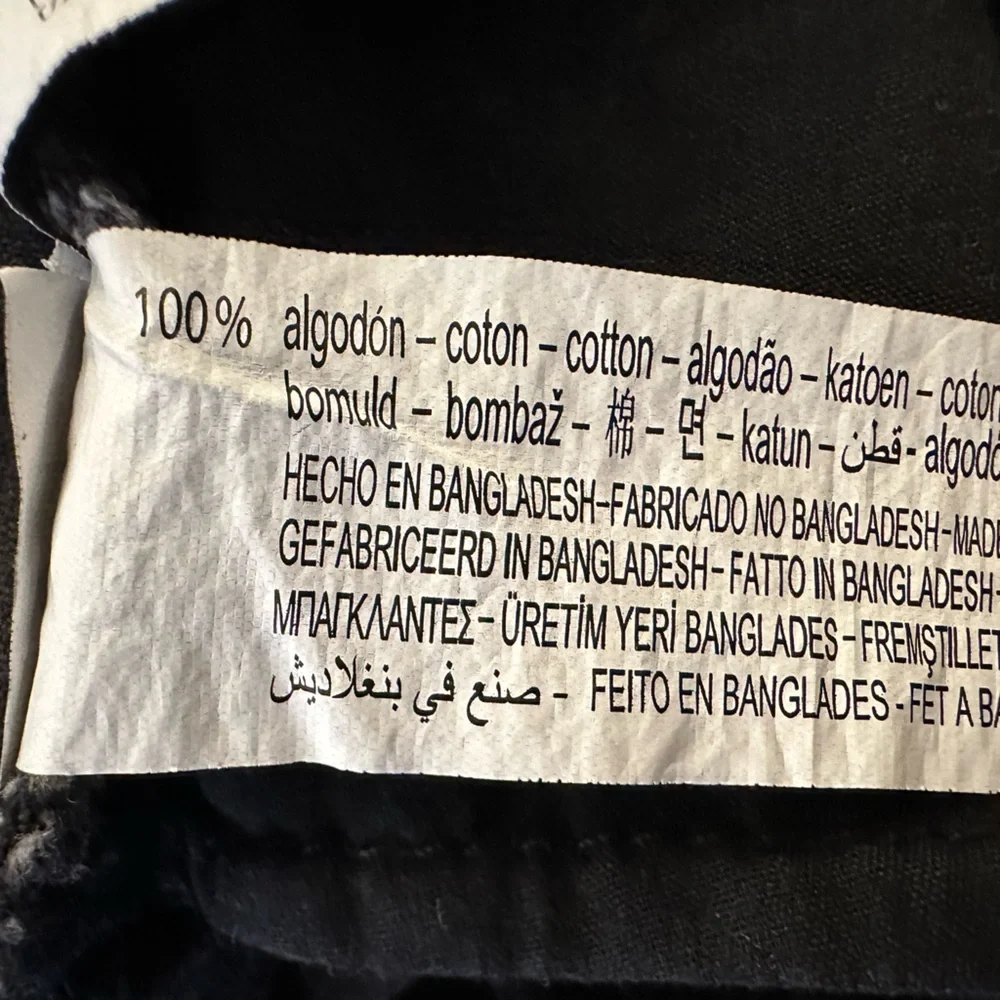 Zara Black Frayed Hem Mini Skirt - Picture 7 of 7